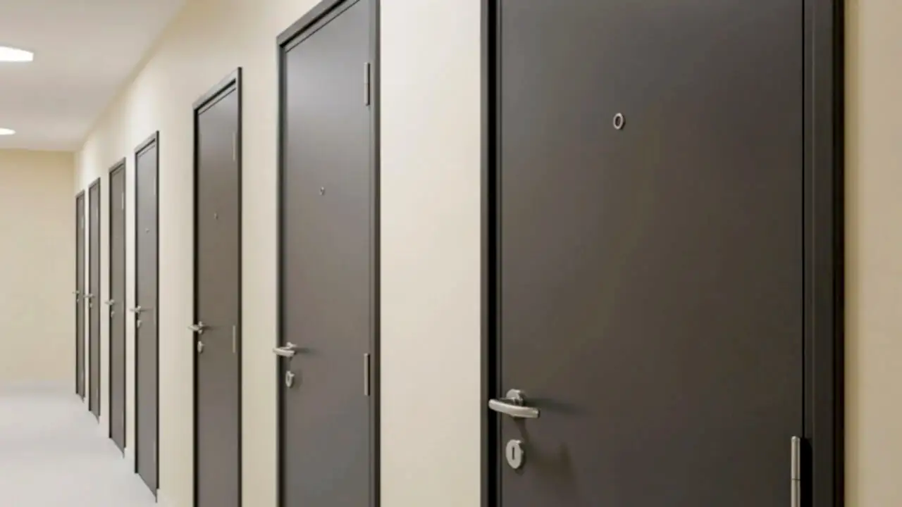 Koridorlar ve Yatakhaneler için Ses Yalıtımlı Kapılar