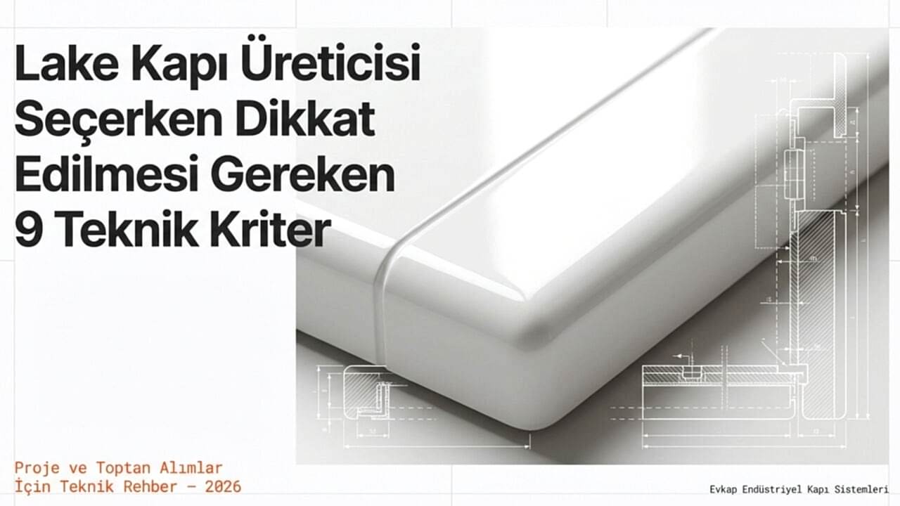 Lake Kapı Üreticisi Seçerken 9 Teknik Kriter