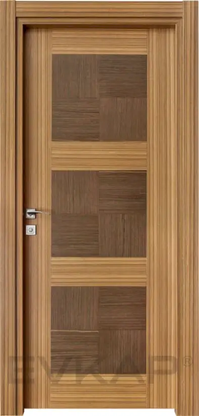 K-14 Zeytin Ceviz Kapı Ahşap Kapı