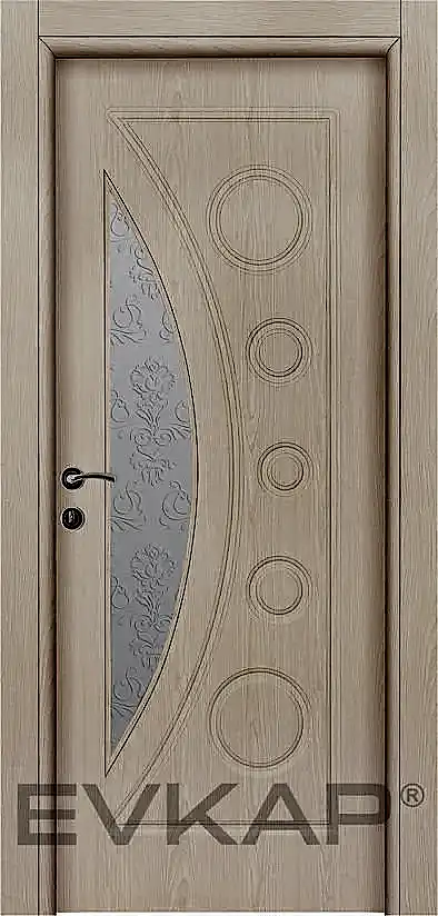 PVC-106 Beyaz Huş Pvc Kapı