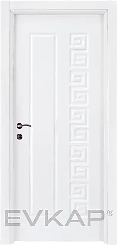 PVC-112 Bute Beyaz Pvc Kapı