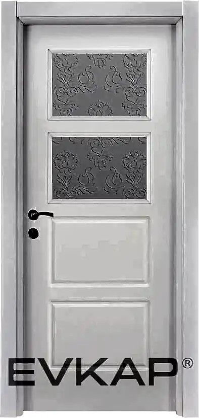 PVC-117 Bute Beyaz Pvc Kapı