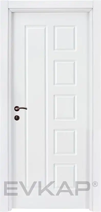 PVC-124 Bute Beyaz Pvc Kapı