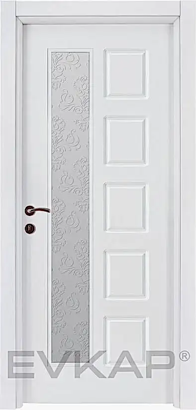 PVC-125 Bute Beyaz Pvc Kapı