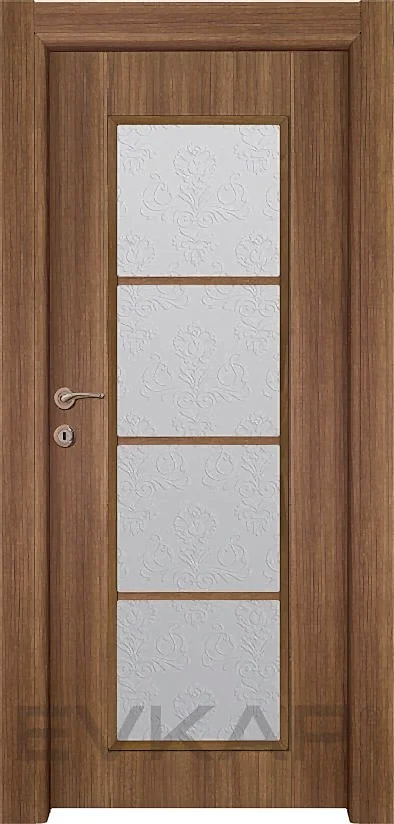 PVC-135 Teak Pvc Kapı