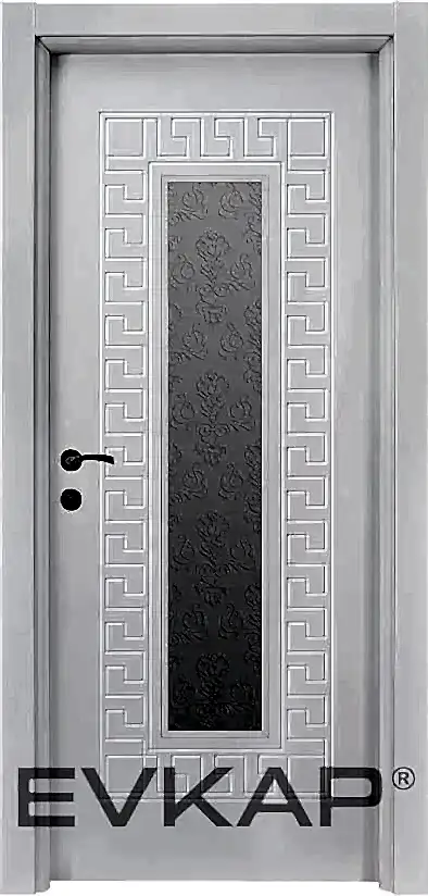 PVC-140 Bute Beyaz Pvc Kapı