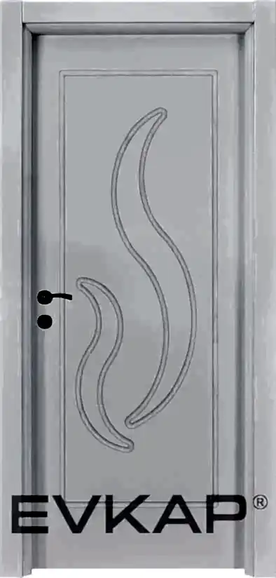 PVC-170 Bute Beyaz Pvc Kapı