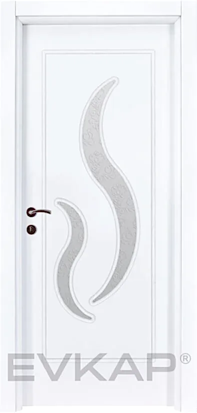 PVC-171 Bute Beyaz Pvc Kapı