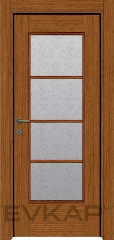 Melamin-201  Bambu Camlı Kapı