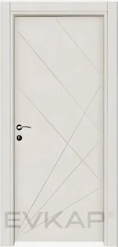 PVC-179 Bute Beyaz Pvc Kapı