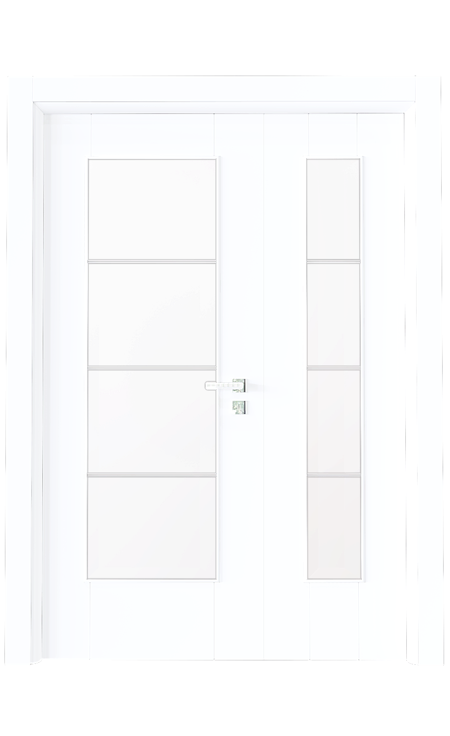 PVC-135 Sanat Gri Camlı Kapı