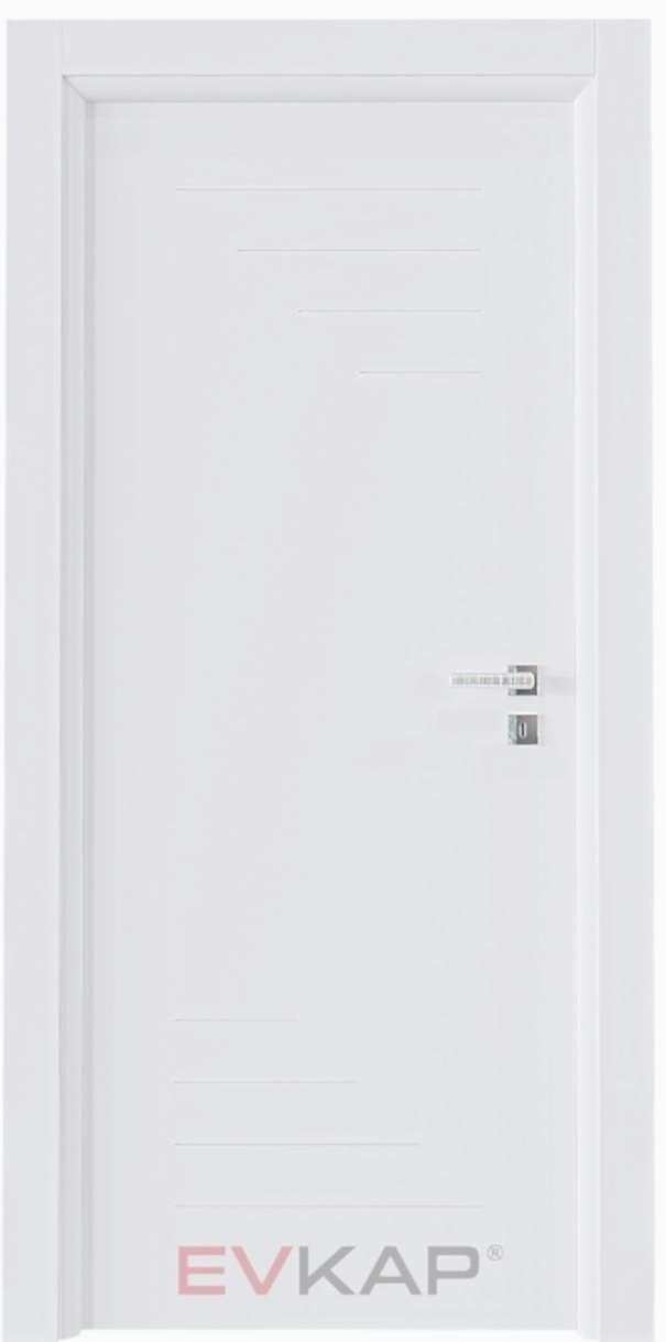 PVC-163 Bute Beyaz Kapı